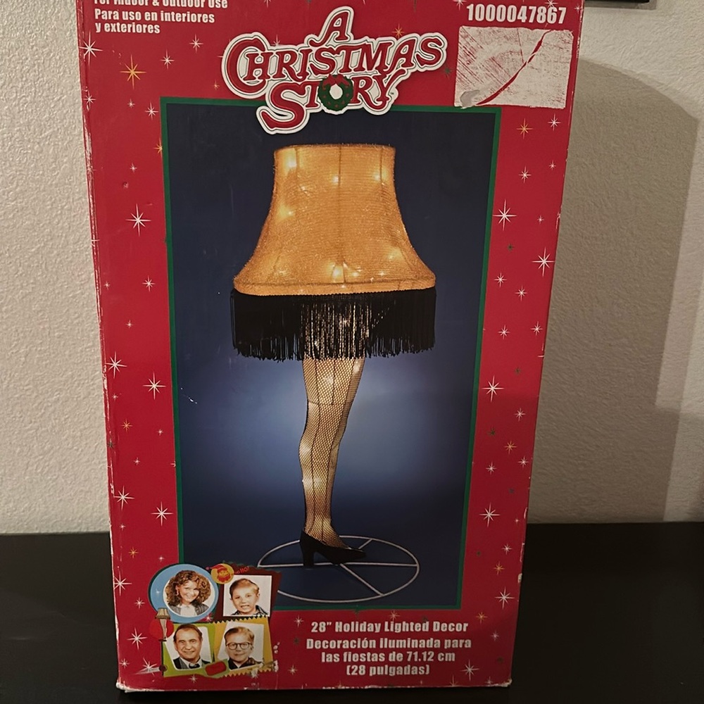 A Christmas Story Lamp